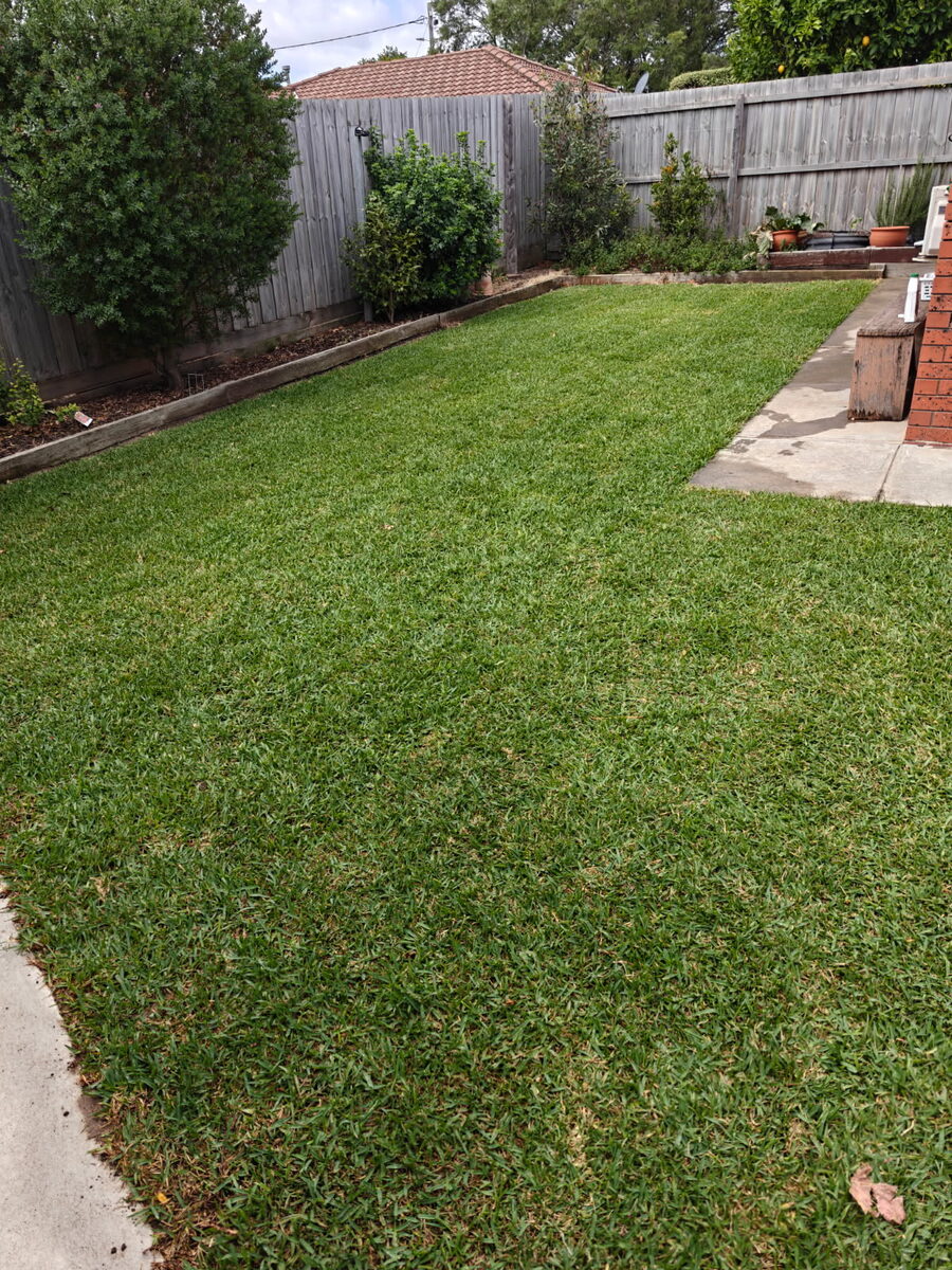 Retaining wall — completed job Geelong
